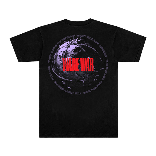 Barbed Wire Globe Tee (Black)