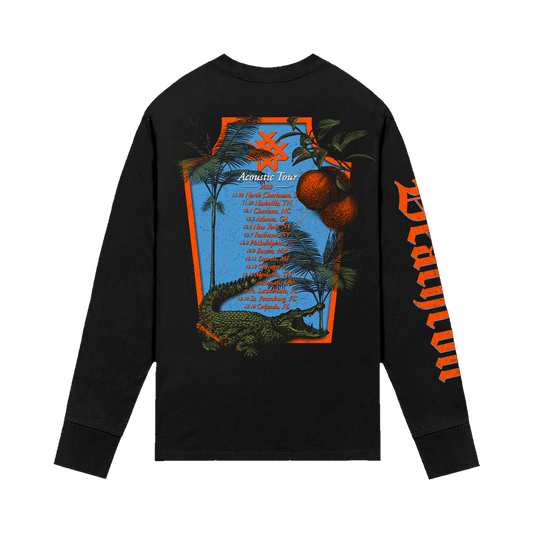 Death Roll Tour Long Sleeve Tee (Black)