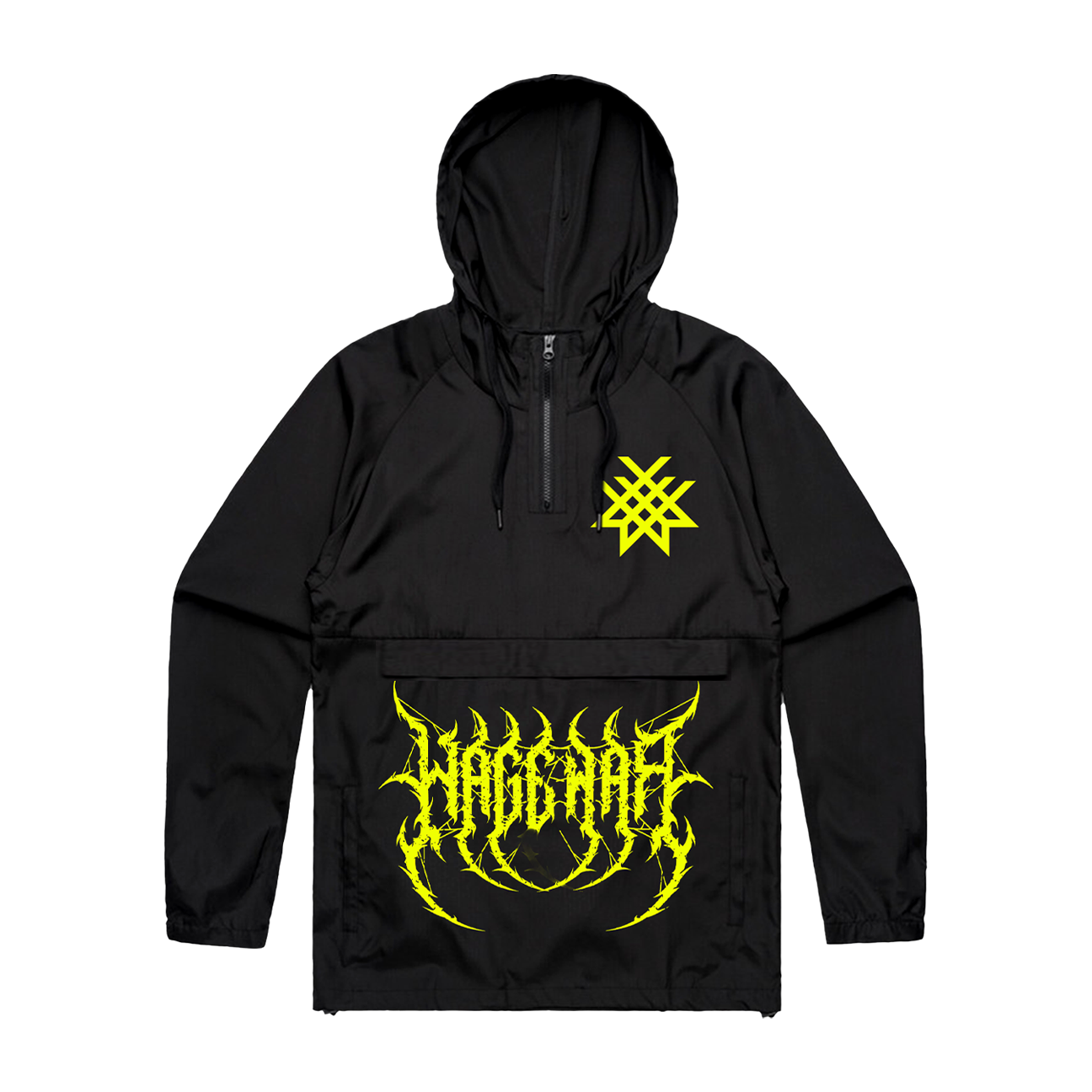 Magnetic Windbreaker (Black) – Wage War