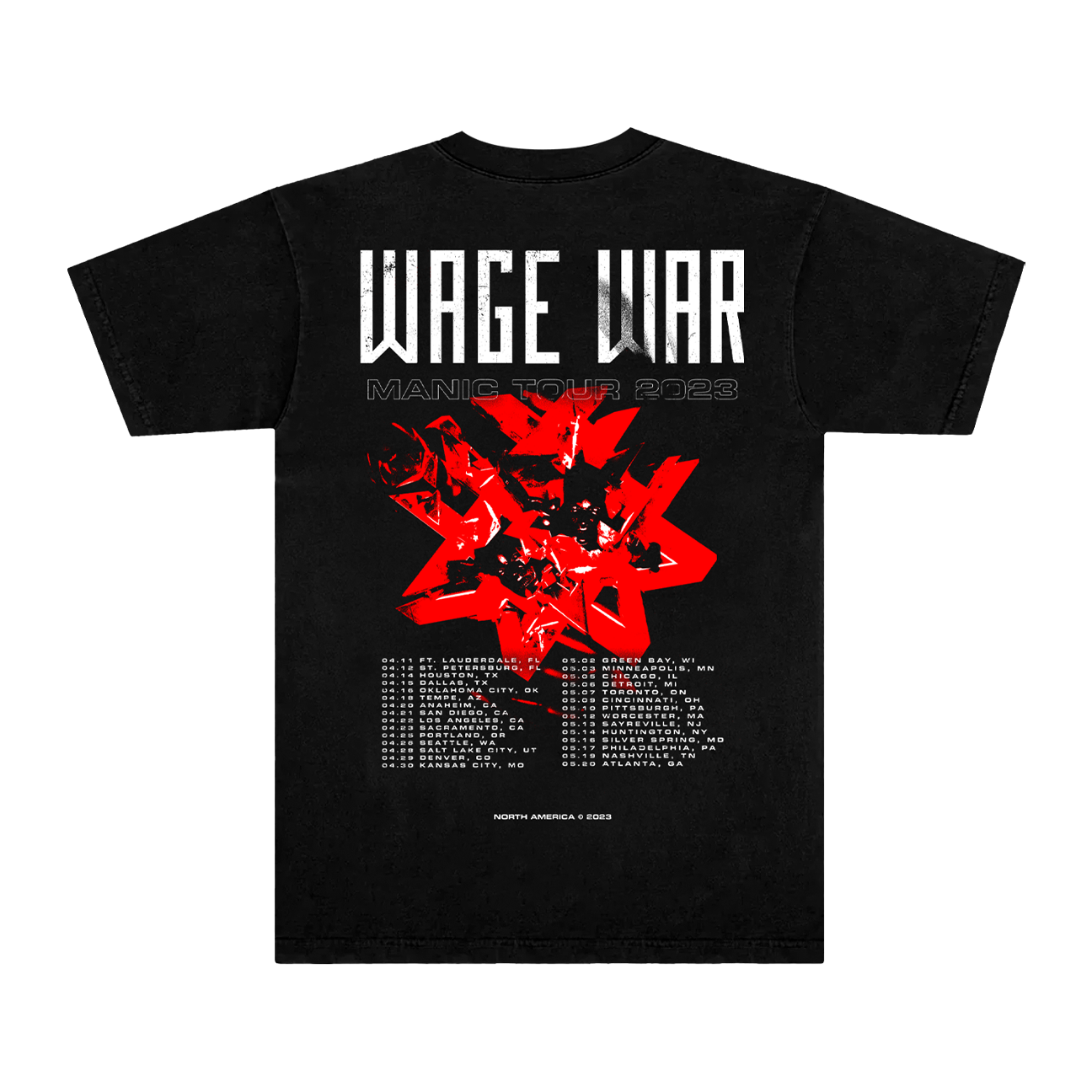 Manic Tour 2023 Tee (Black)