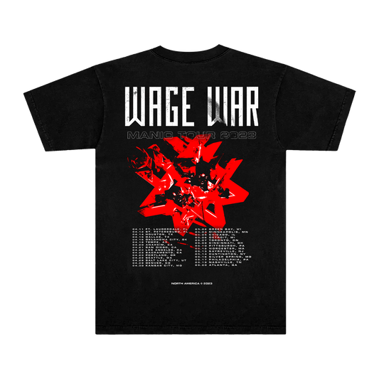 Manic Tour 2023 Tee (Black)