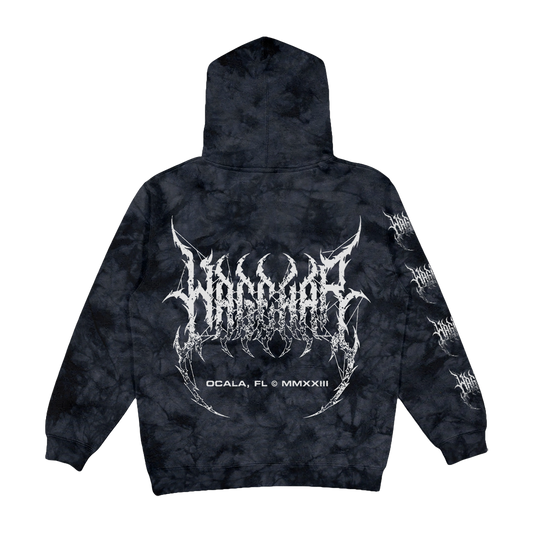 Heavy Metal Tie Dye Hoodie (Crystal Black)