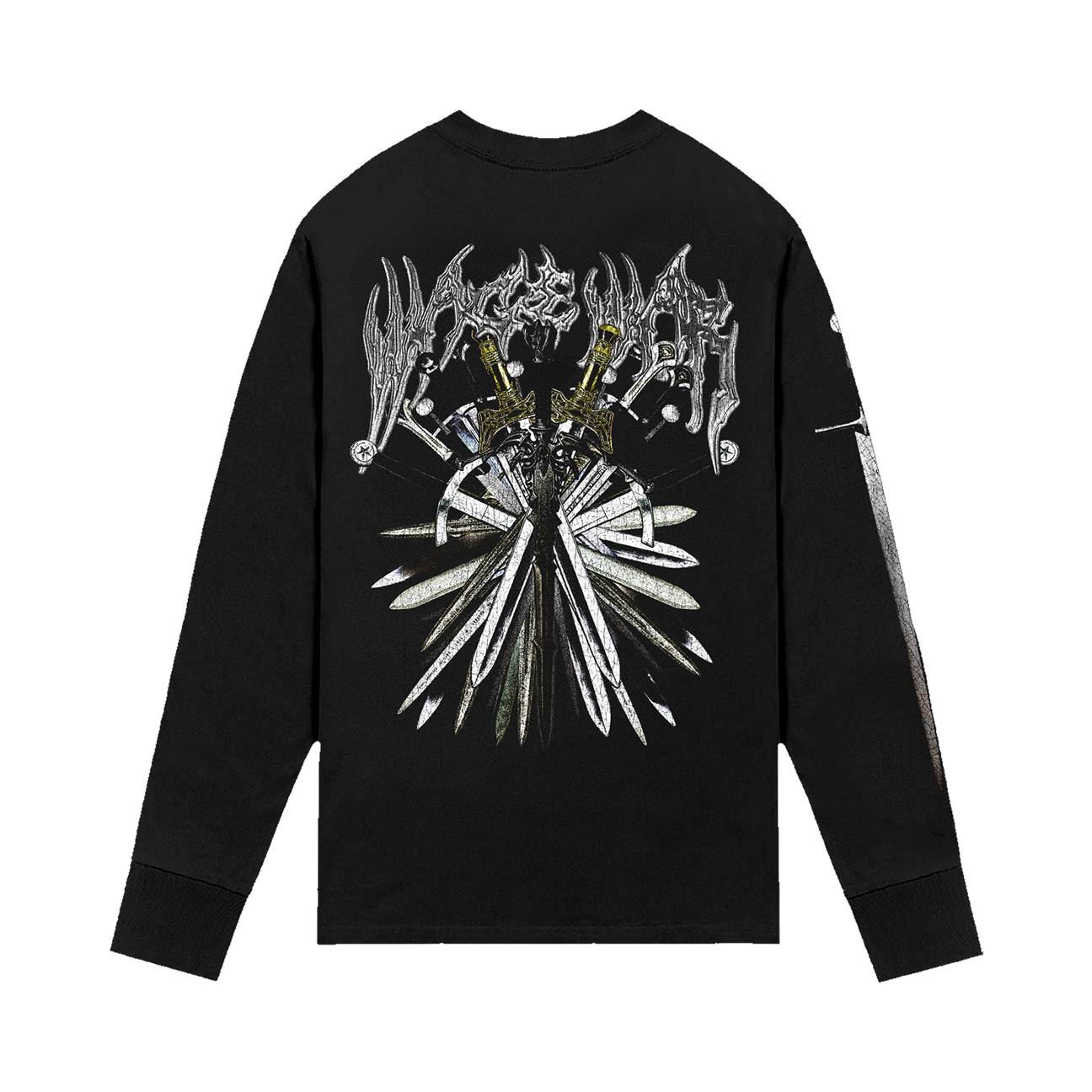 Swords Long Sleeve Tee (Black)