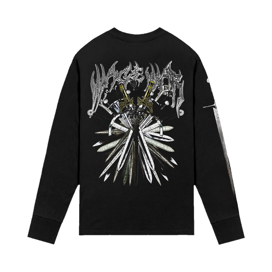 Swords Long Sleeve Tee (Black)
