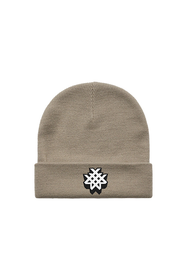 Waffle Logo Beanie (Tan) Wage War