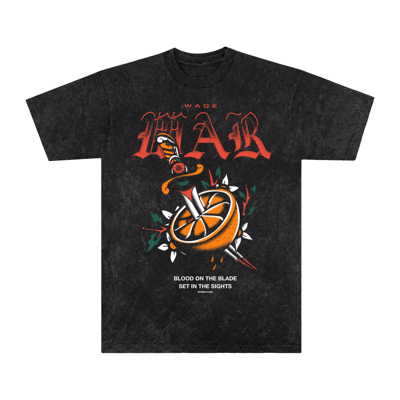Blood Orange Tee (Mineral Wash)