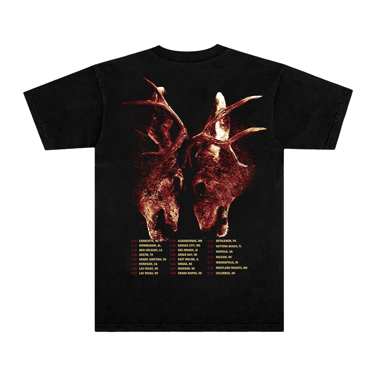 Buck Tour Tee (Black)