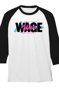 Pull Me Closer Raglan (White/Black)