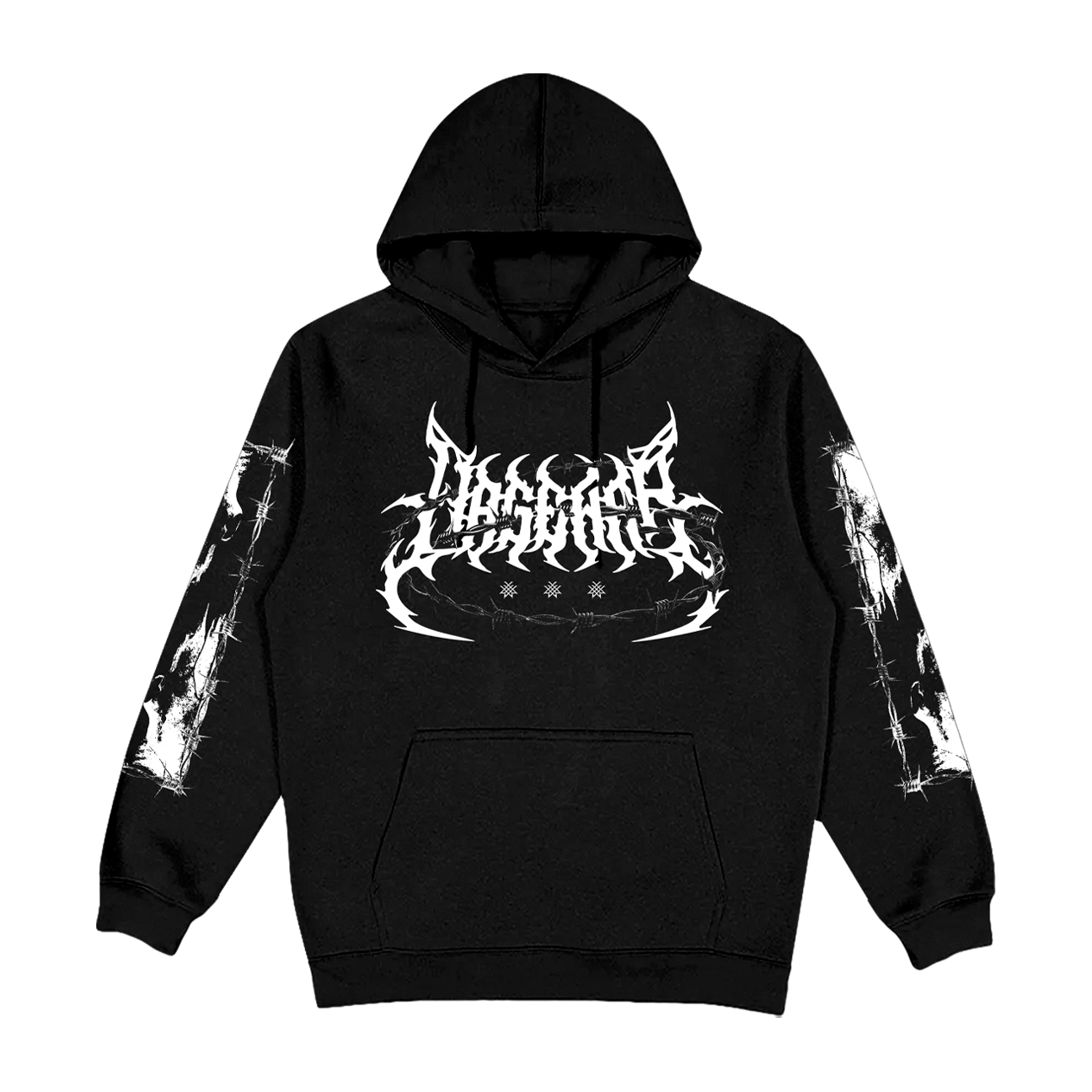 Bull Skull Hoodie (Black)
