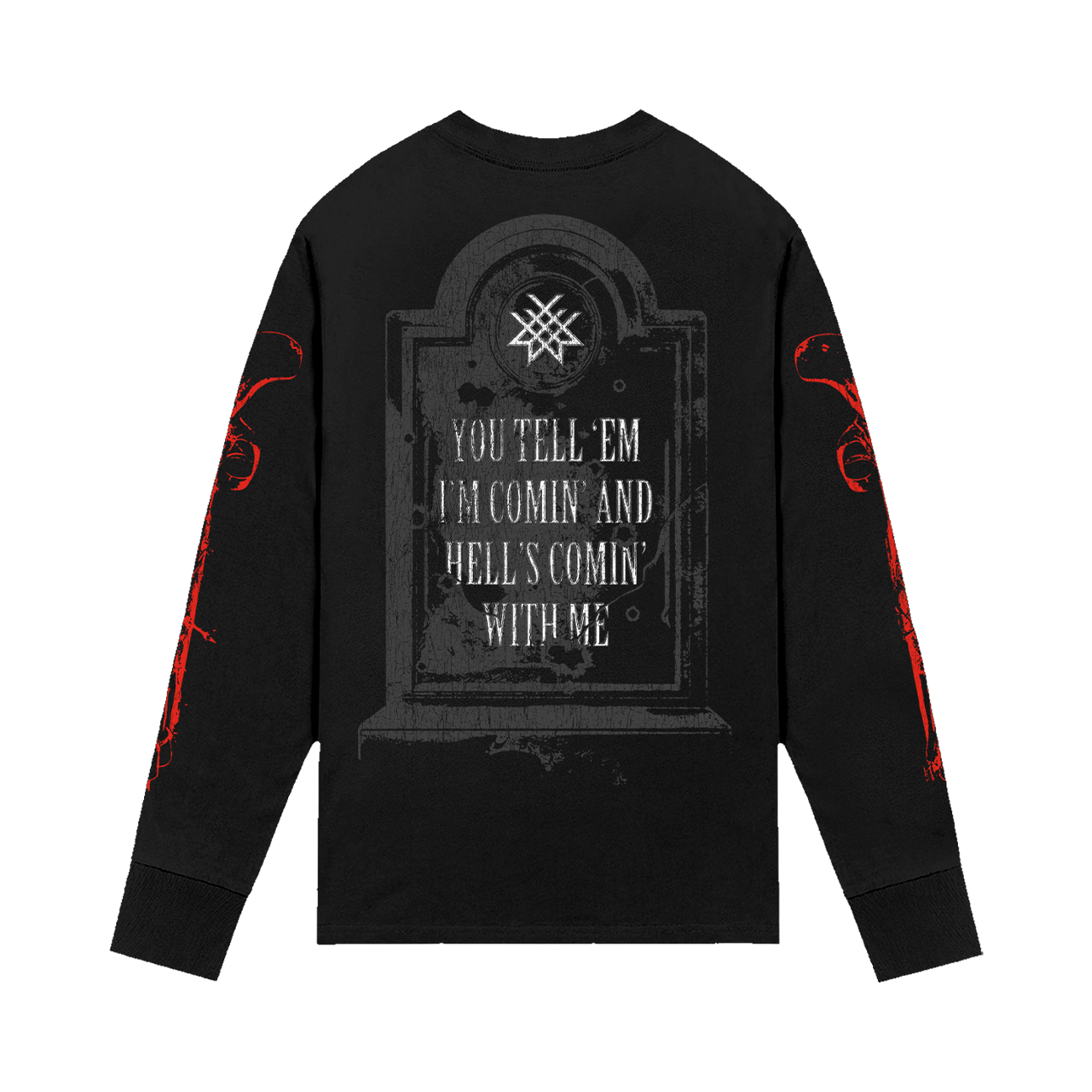 Tombstone Long Sleeve Tee (Black)