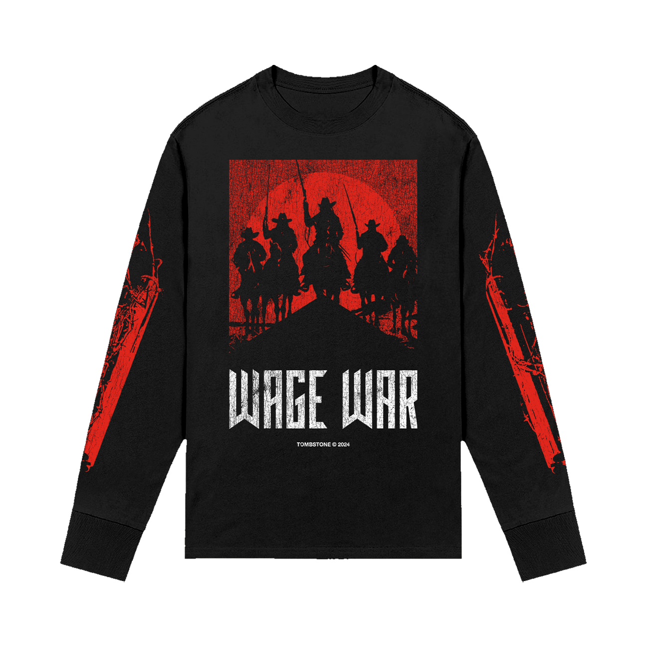 Tombstone Long Sleeve Tee (Black)