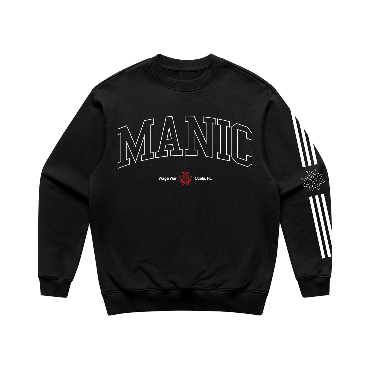Varsity Crewneck Pullover (Black)