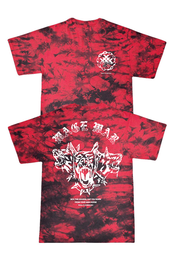 Hounds Tie Dye Tee (Red/Black)