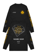 3D Diamond Long Sleeve Tee (Black)