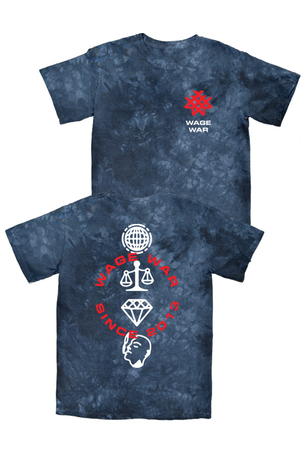 Album Symbols Tee (Navy Crystal Wash)