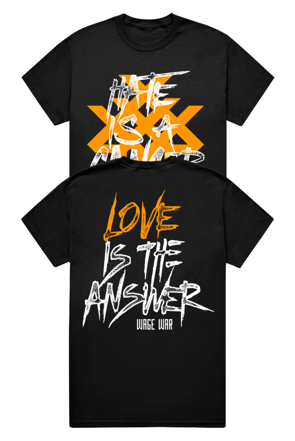 Hate Is A Cancer Tee (Black)