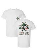 Floral Logo Pocket Tee (White)