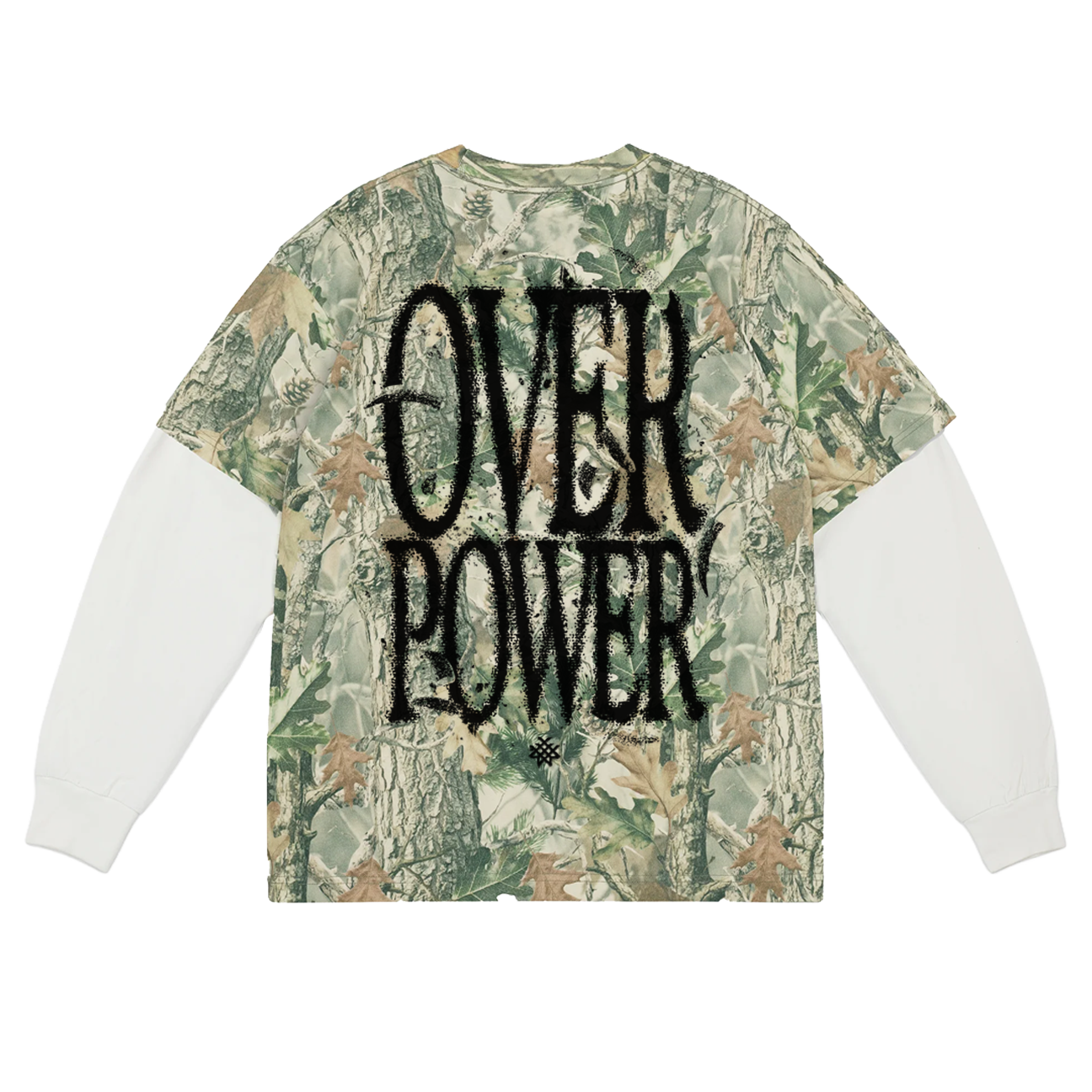 Overpower Long Sleeve (Camo/White Sleeves)