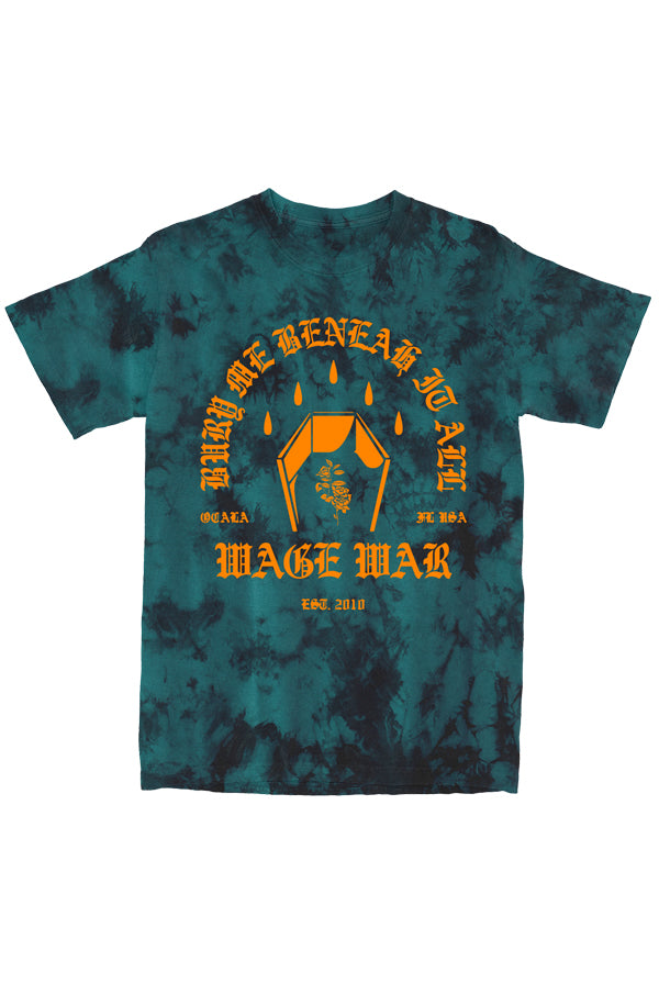 Bury Me Tie Dye Tee (Teal)
