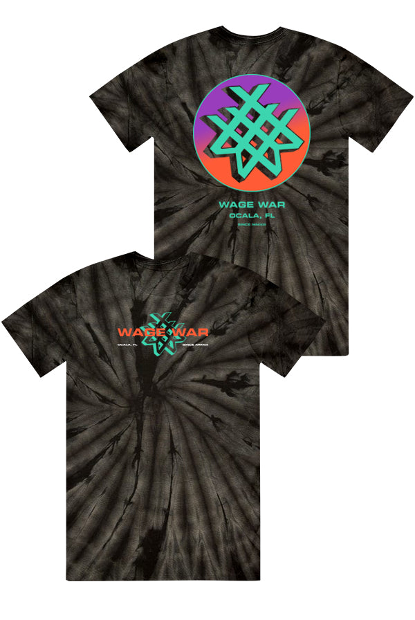 Fade Tie Dye Tee (Spider Black)