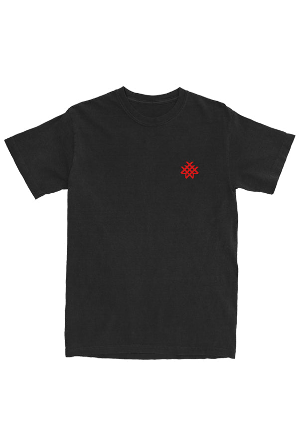 Embroidered Logo Tee (Black)