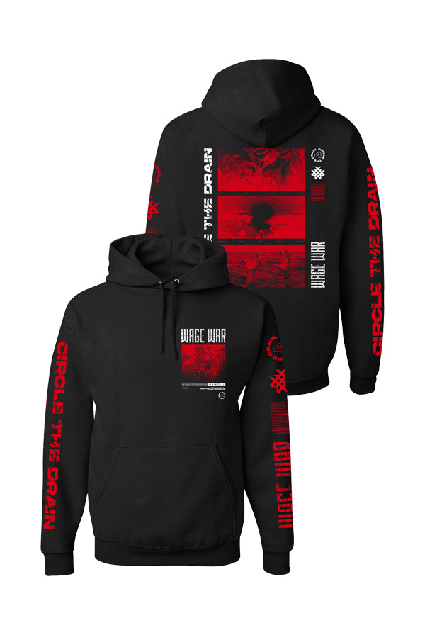 Circle The Drain Pullover Hoodie (Black)
