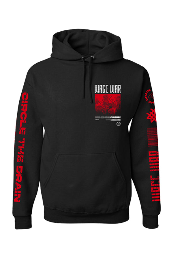 Circle The Drain Pullover Hoodie (Black)