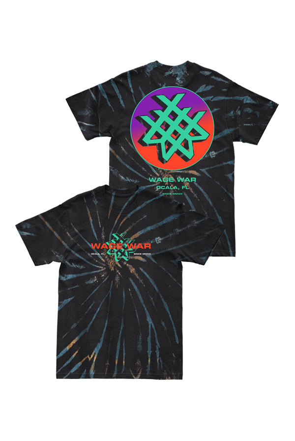 Fade Tie Dye Tee (Galaxy Spiral)