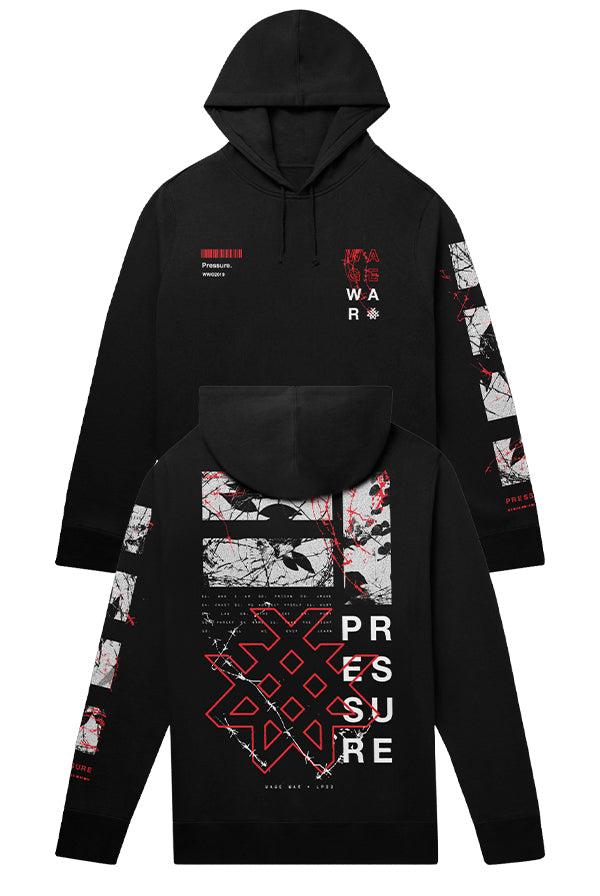 Barbed Wire Pullover Hoodie (Black)