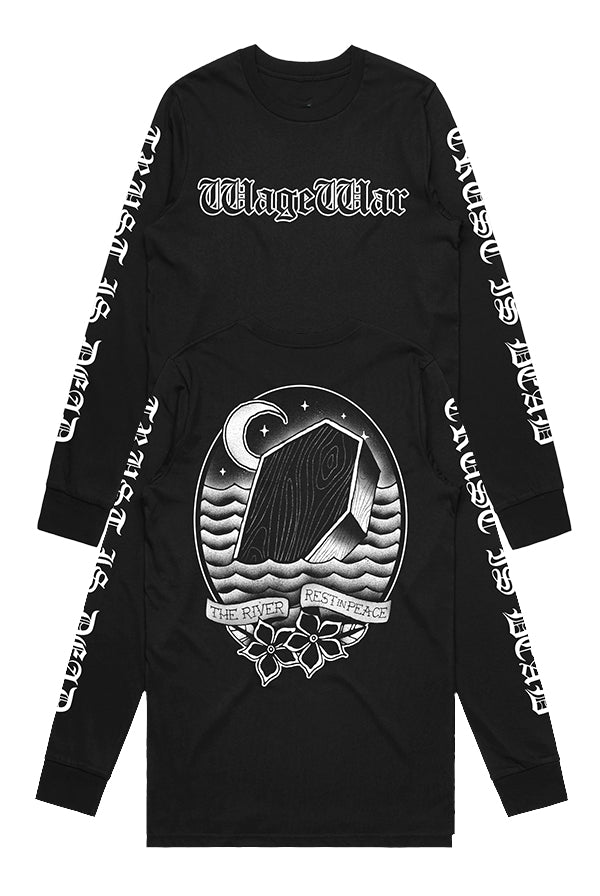 The River Long Sleeve Tee (Black)
