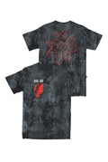 Tracklists Tie Dye Tee (Crystal Black)